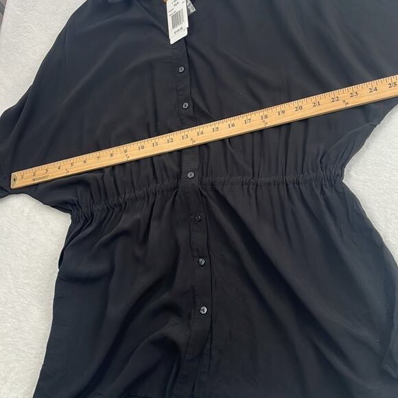 NWT L*Space Pacifica Tunic Women's S Black‎ Button Down - Picture 8 of 13